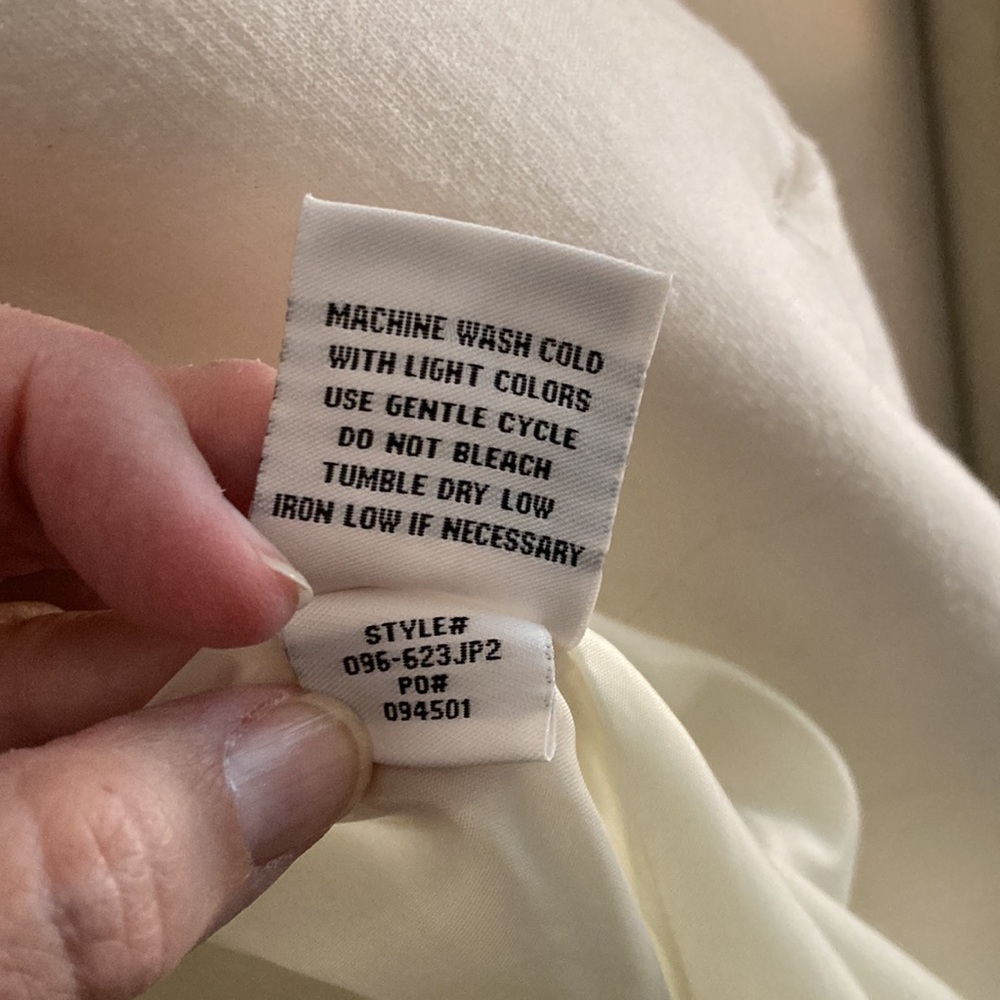 JouJou small white wrap coat - Picture 6 of 6